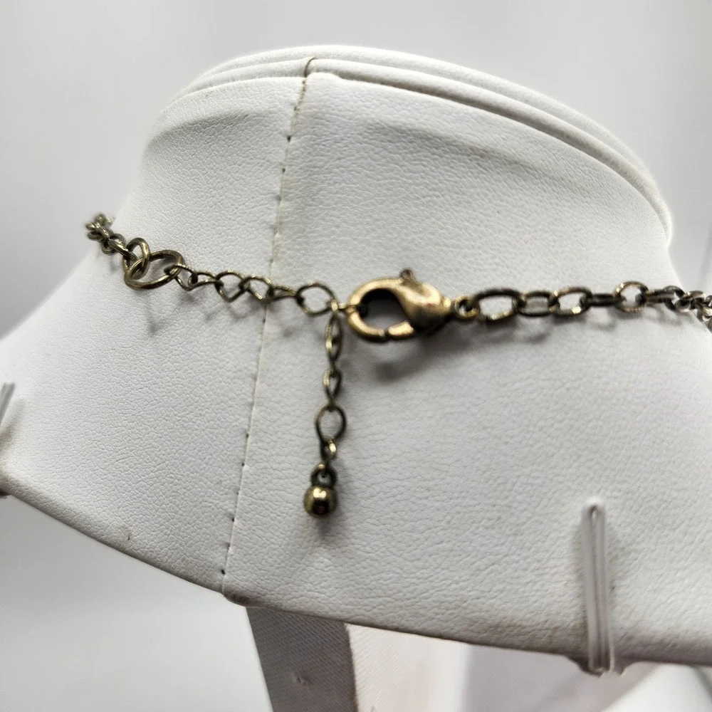 Vintage‎ Style Rhinestone Cabochon Statement Necklace